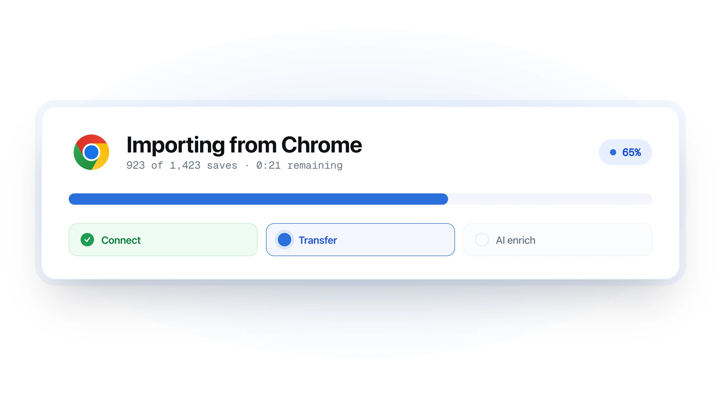Import bookmarks from Raindrop Pocket and browsers