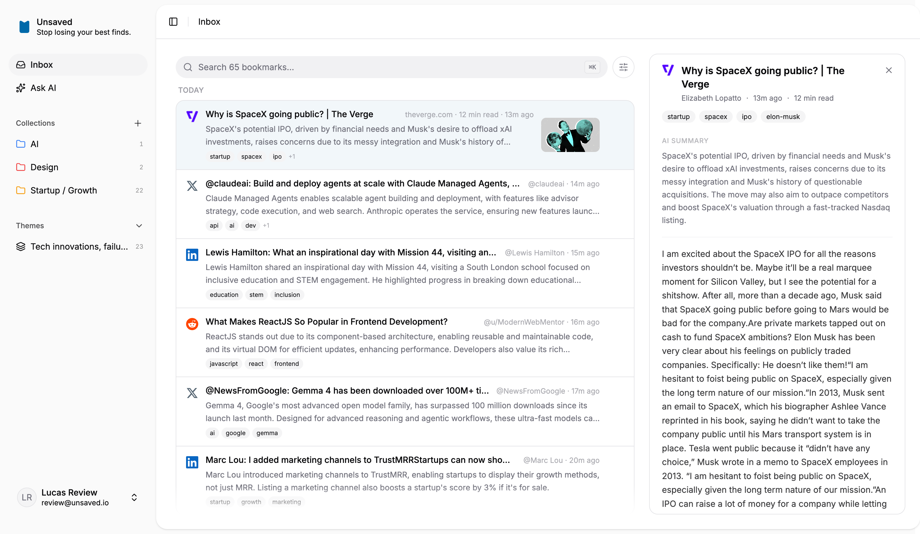 Unsaved Dashboard